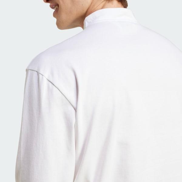 adiClub Long Sleeve Zip Jersey Product Image