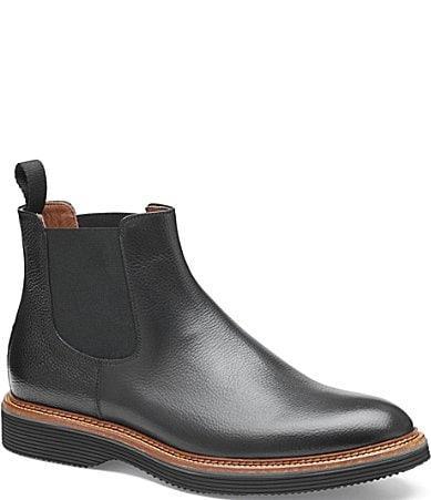 Johnston & Murphy Collection Jenson Chelsea Boot Tumbled Calfskin) Men's Shoes Product Image