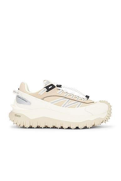 Moncler Trailgrip Low Top Sneaker in Cream Product Image