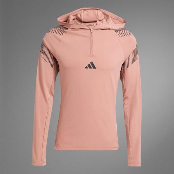 Pro-Series Quarter Zip Hooded Track Jacket Product Image