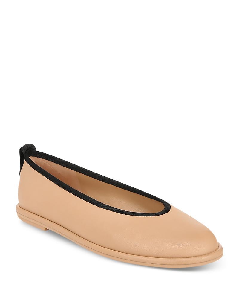 Womens Sofia Leather Skimmer Ballet Flats Product Image