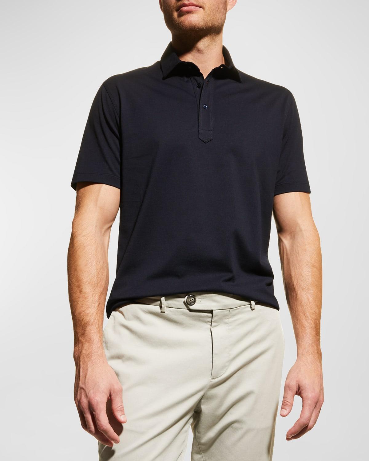 Mens Jersey Polo Shirt Product Image