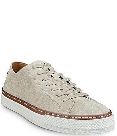 Allen-Edmonds Mens Paxton Printed Suede Sneakers Product Image