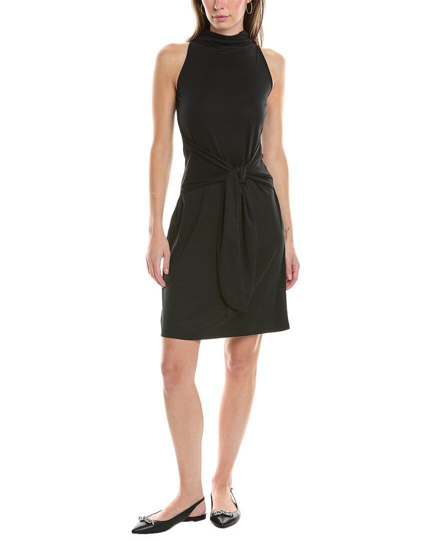 Women's Knot Pima Cotton Sheath Dress In Black Product Image