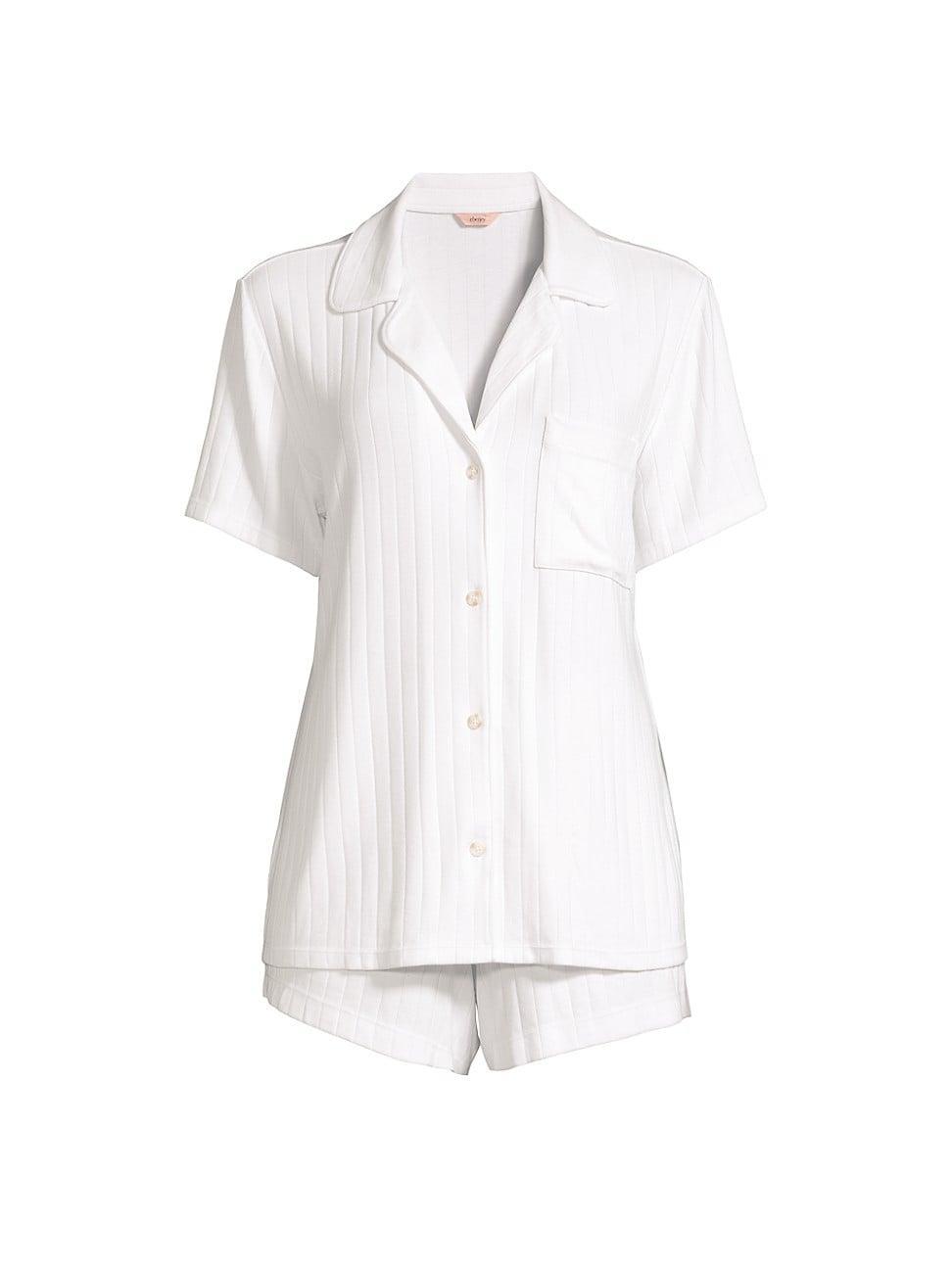 Eberjey Relaxed Rib Short Pajamas Product Image