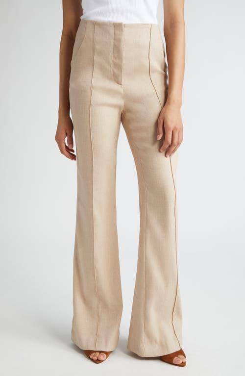 Womens Komi Flared Linen Pants Product Image