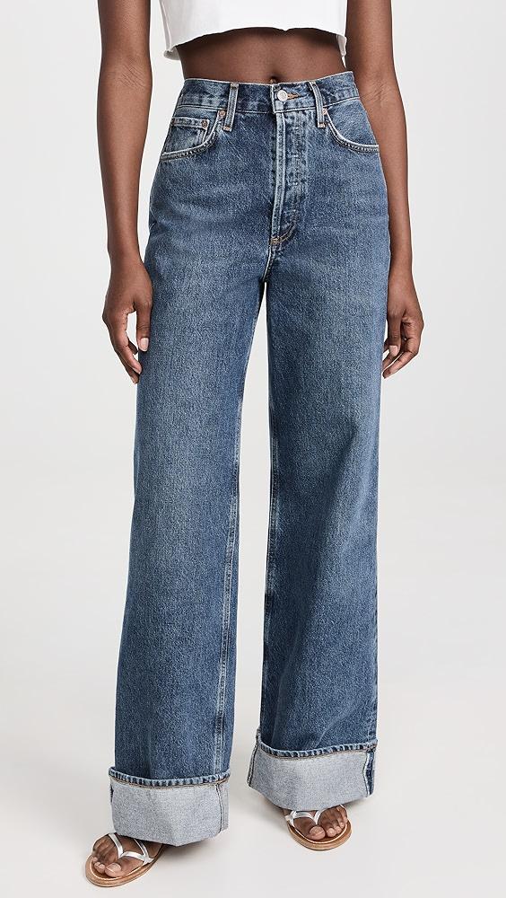 AGOLDE Dame High Rise Wide Leg Jeans | Shopbop Product Image