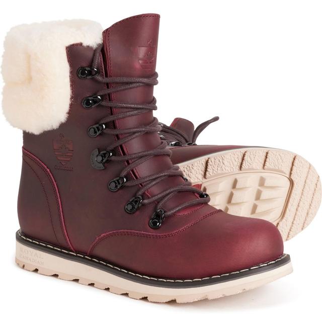 Royal Canadian Cambridge Shearling Winter Boots - Waterproof, Insulated, Leather (For Women) Product Image