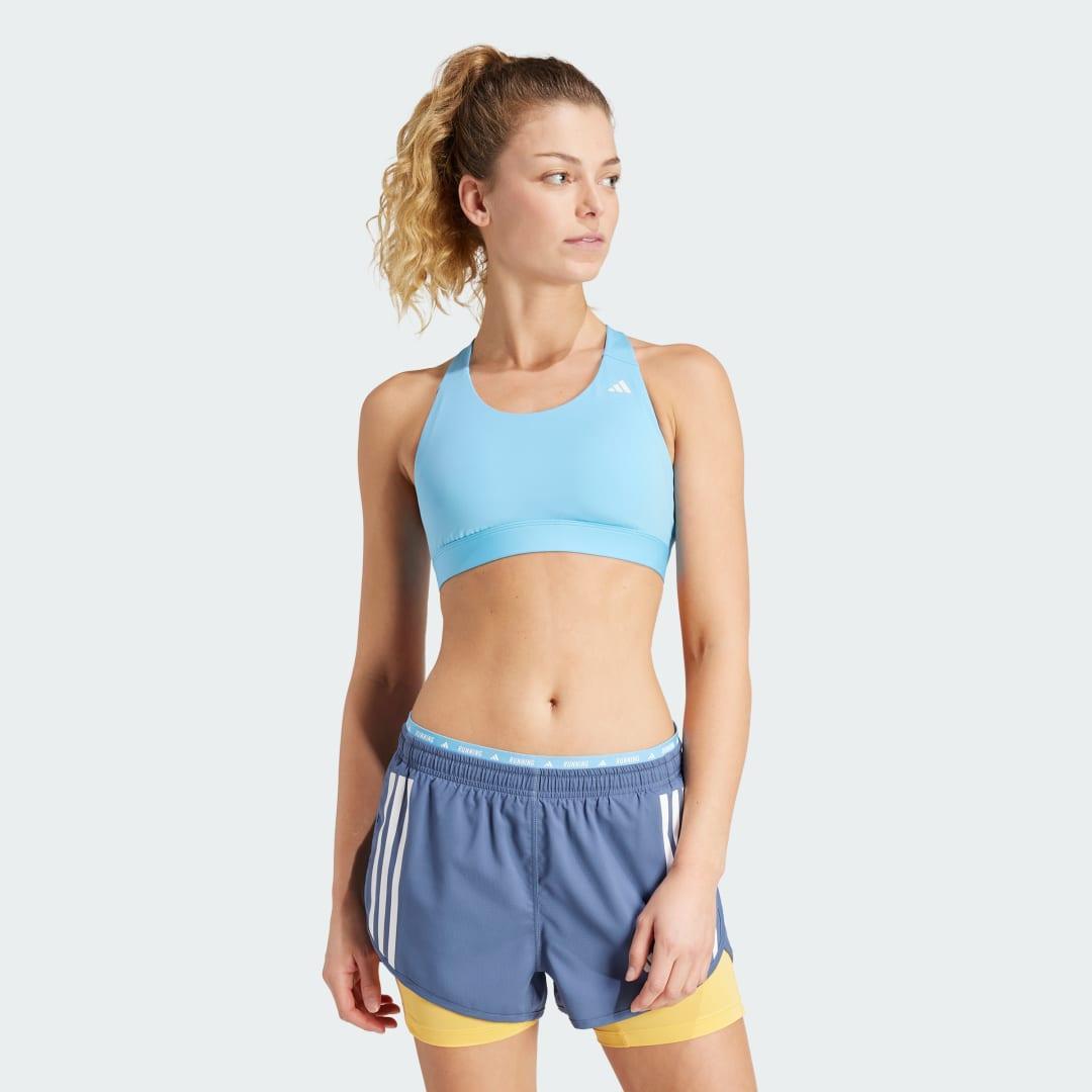 adidas Ultimateadidas Run Medium-Support Bra Black S D-DD Womens Product Image