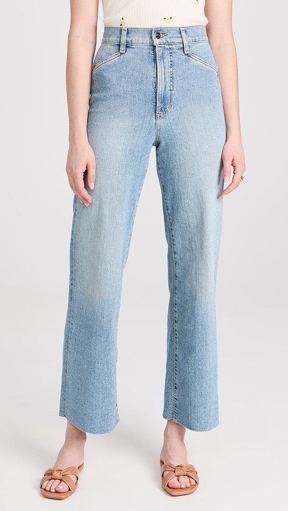 Favorite Daughter The Mischa Super High Rise Wide Leg Ankle Jeans | Shopbop Product Image