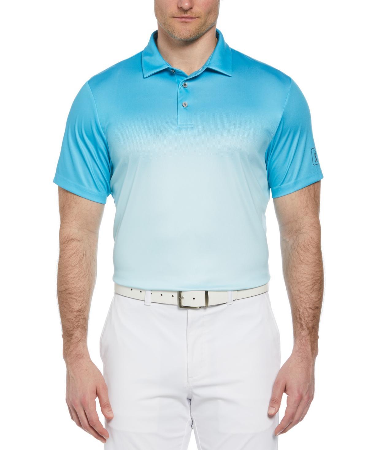 Pga Tour Mens Ombre Short Sleeve Performance Polo Shirt Product Image