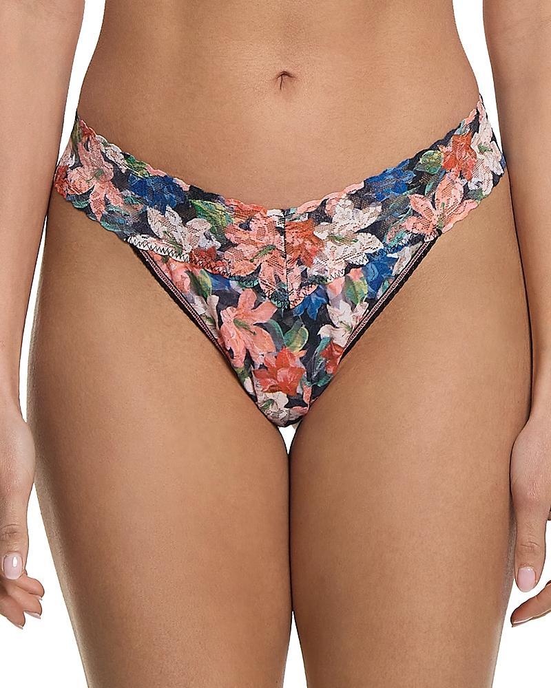 Womens Printed Original-Rise Thong Product Image