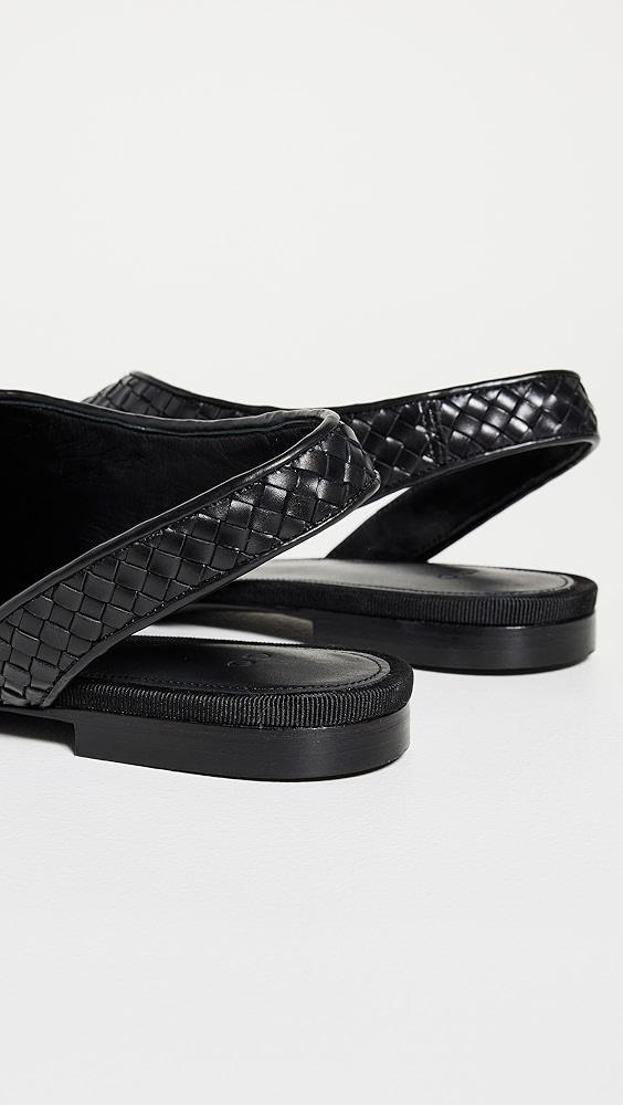 CO Asymmetrical Slingback Flats | Shopbop Product Image