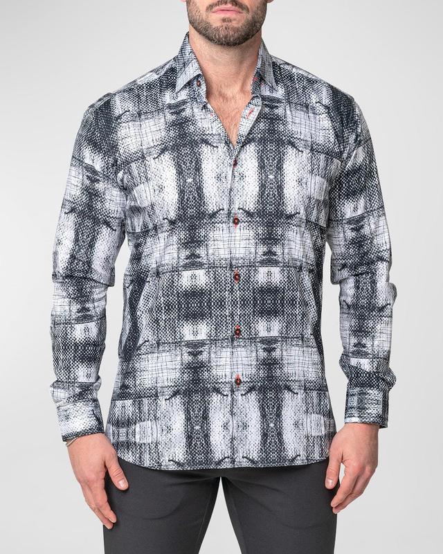 Maceoo Fibonacci Aspecratio Cotton Button-Up Shirt Product Image