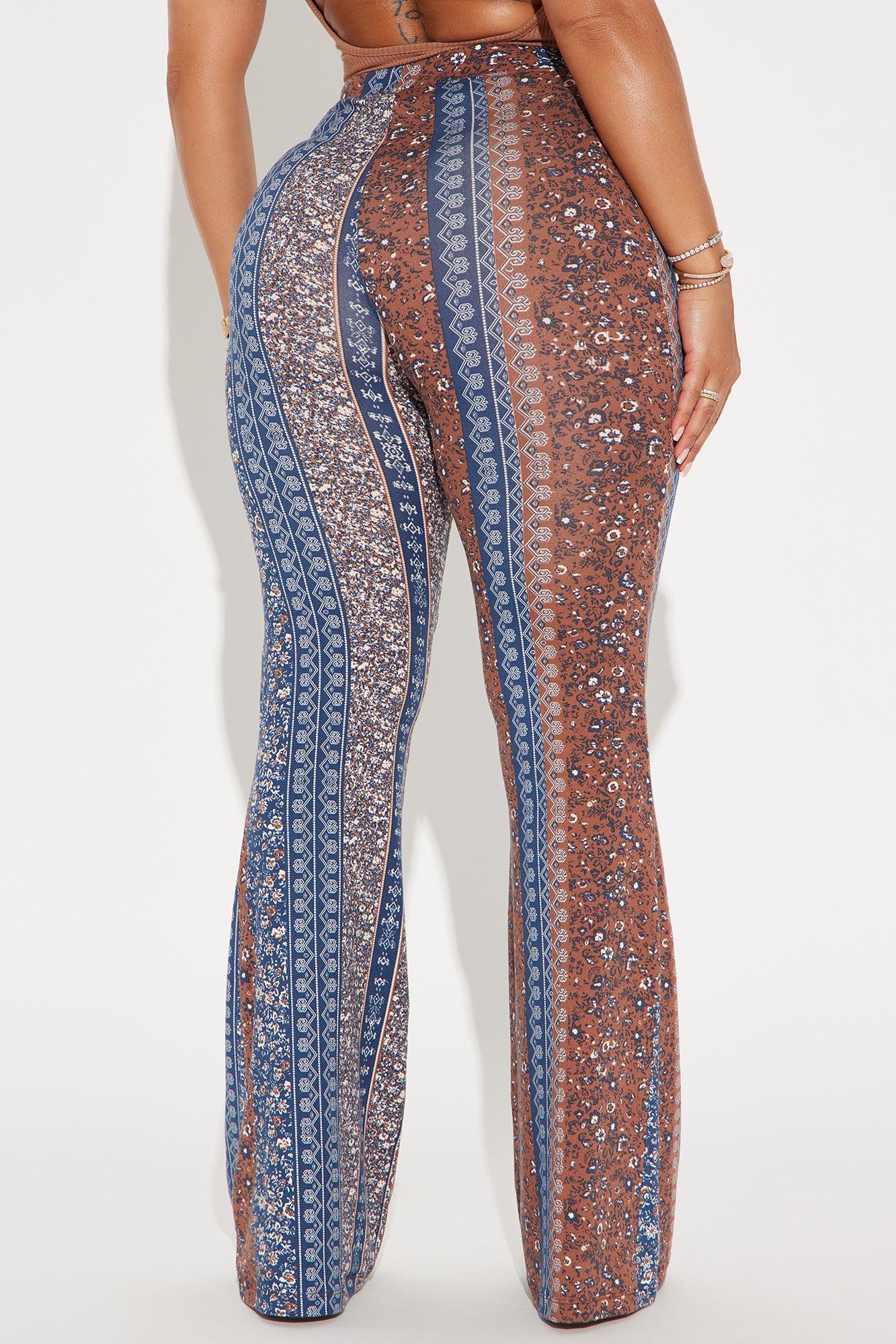 Daisy Flare Pant - Blue/combo Product Image