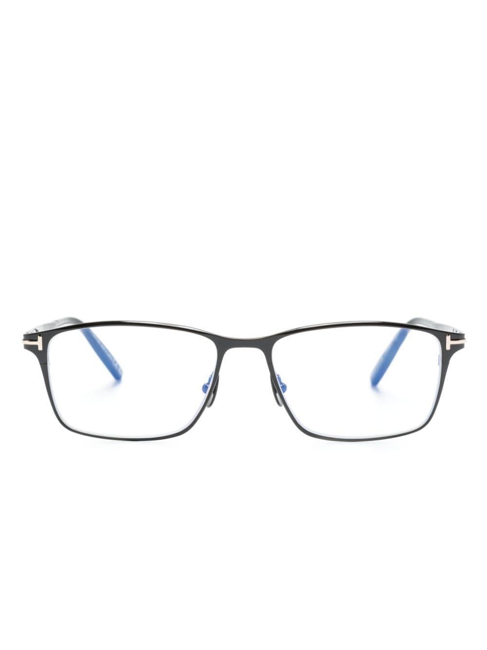 Rectangle-frame Glasses In Black product image