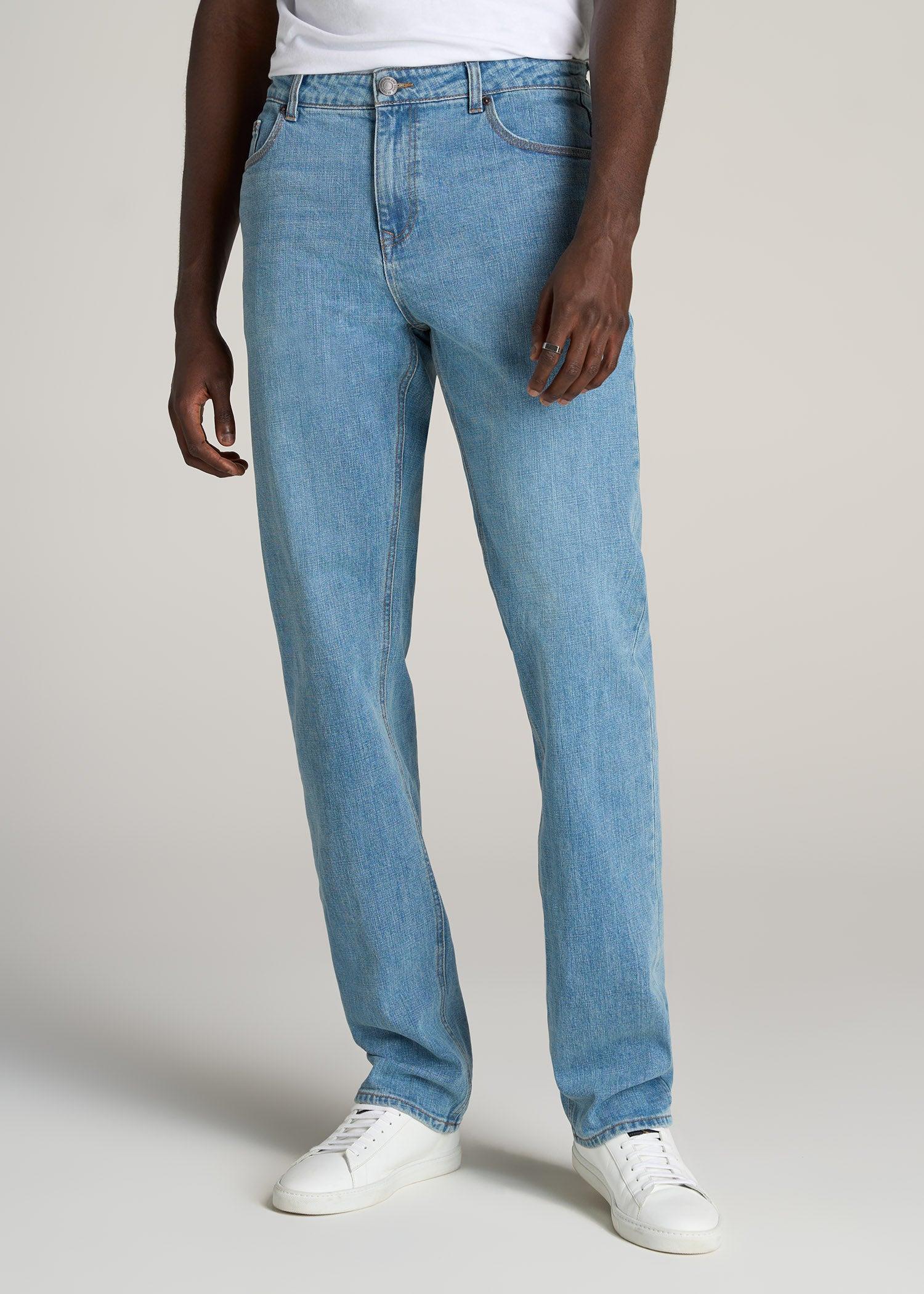 LJ&S STRAIGHT LEG Jeans for Tall Men in Heritage Faded Male Product Image