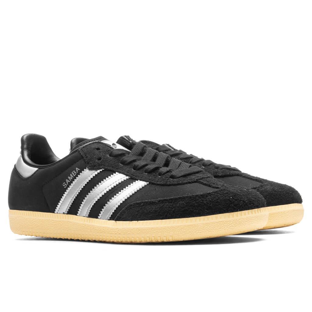 Samba OG Women's - Core Black/Matte Silver/Almost Yellow Female Product Image