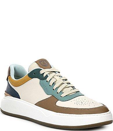 Cole Haan Mens GrandPr Crossover Leather Sneakers Product Image