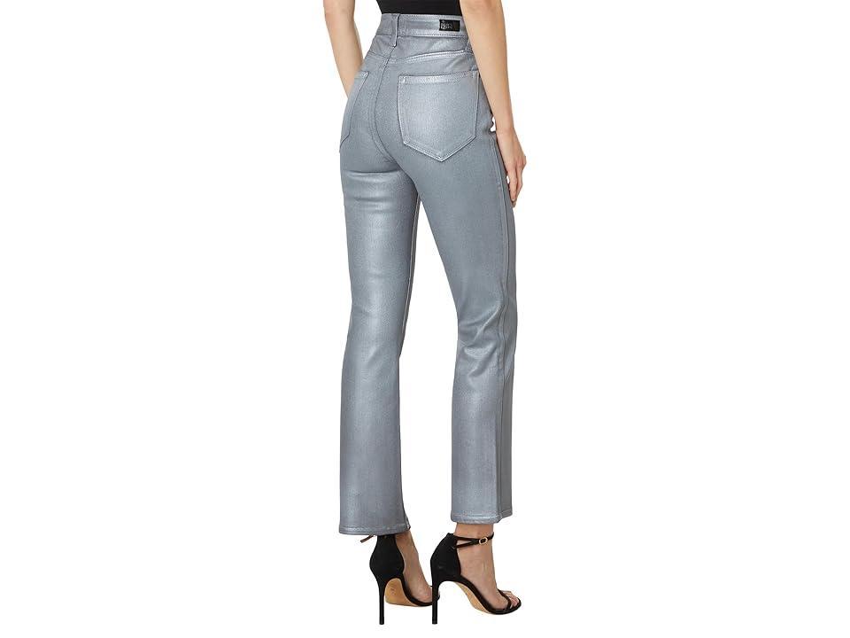 Paige Claudine Shimmer Luxe Coating (Silver Shimmer Luxe Coating) Women's Jeans Product Image