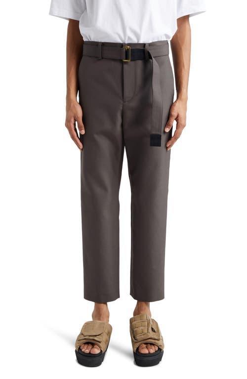 Sacai Carhartt WIP Belted Bonded Suiting Crop Pants Product Image