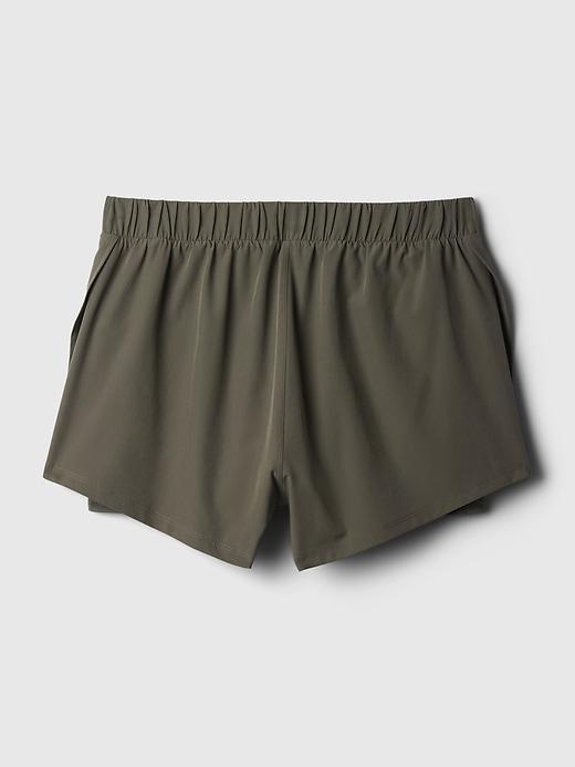 GapFit Mid Rise Dolphin Running Shorts Product Image