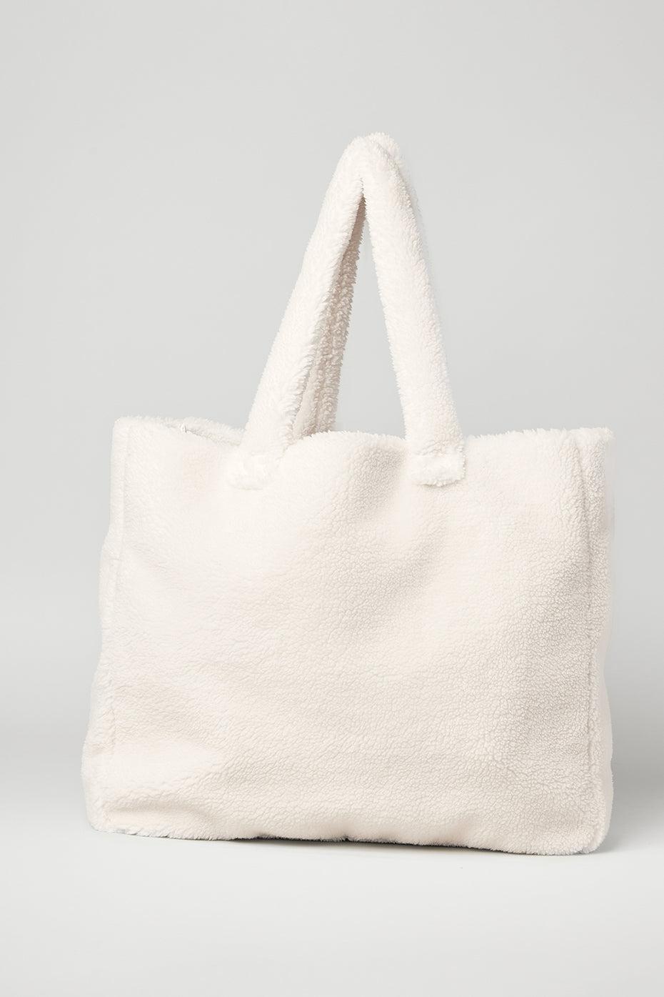 Foxy Sherpa Tote - Ivory Female Product Image