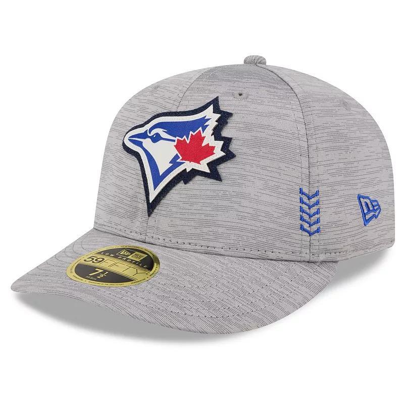 Mens New Era Gray Toronto Blue Jays 2024 Clubhouse Low Profile 59FIFTY Fitted Hat Product Image