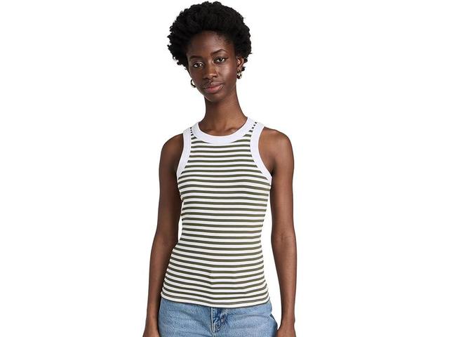 Madewell Brightside Tank (Loden) Women's Clothing Product Image