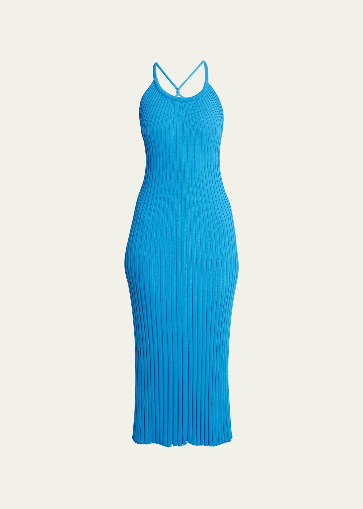 Womens Vida Rib-Knit Midi-Dress Product Image