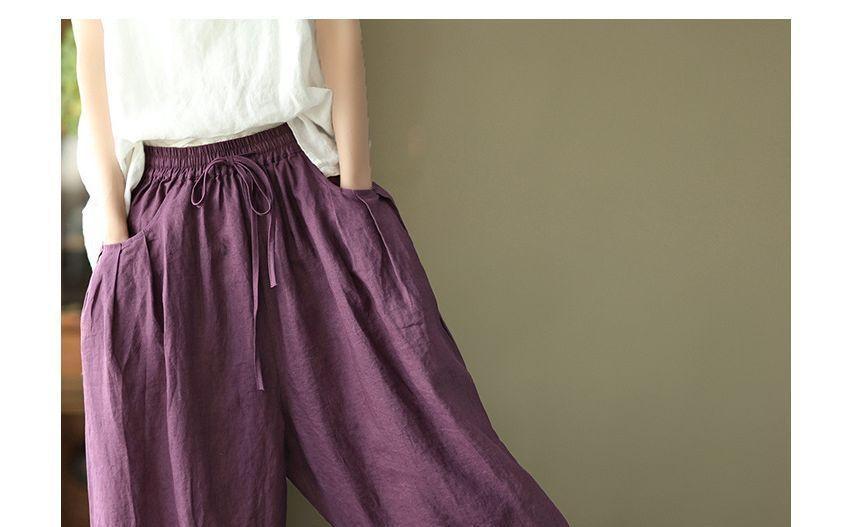 Cropped Harem Pants Product Image