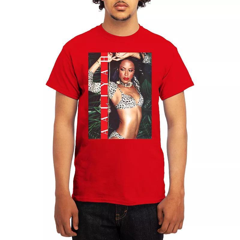 Mens Aaliyah Tee Grey Red Product Image