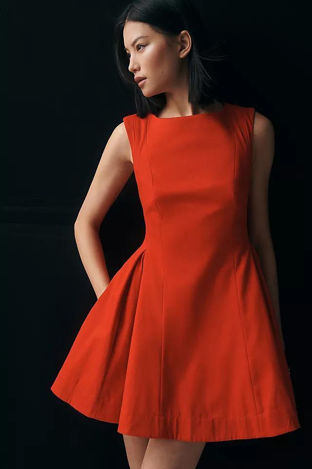 Maeve Sleeveless Back-Cutout A-Line Mini Dress Product Image