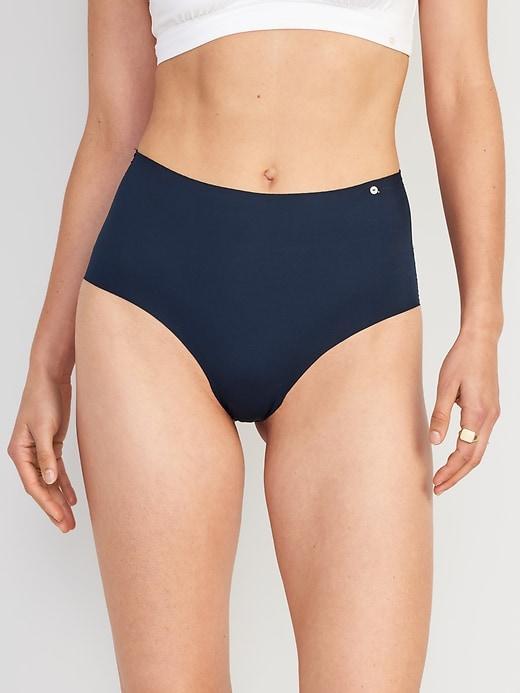 High-Waisted No-Show Brief Underwear Product Image