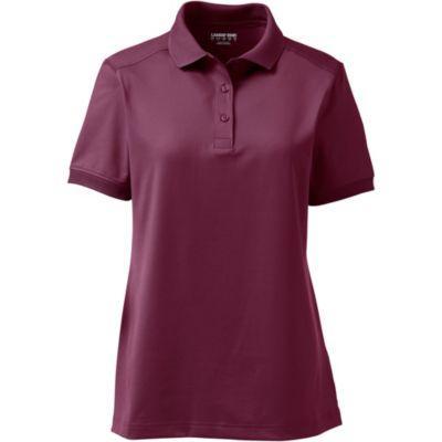 Women's School Uniform Short Sleeve Rapid Dry Polo Shirt Product Image