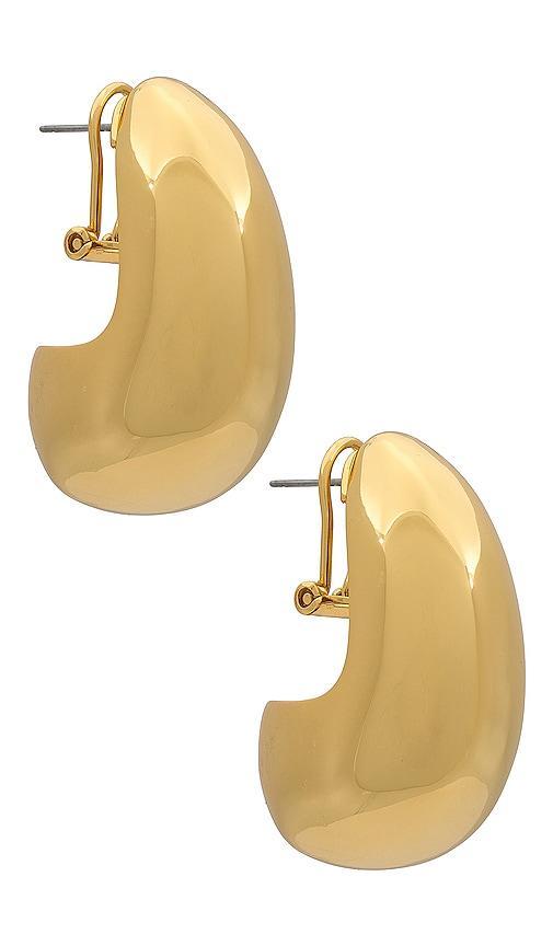 Dome Hoop Earrings Product Image