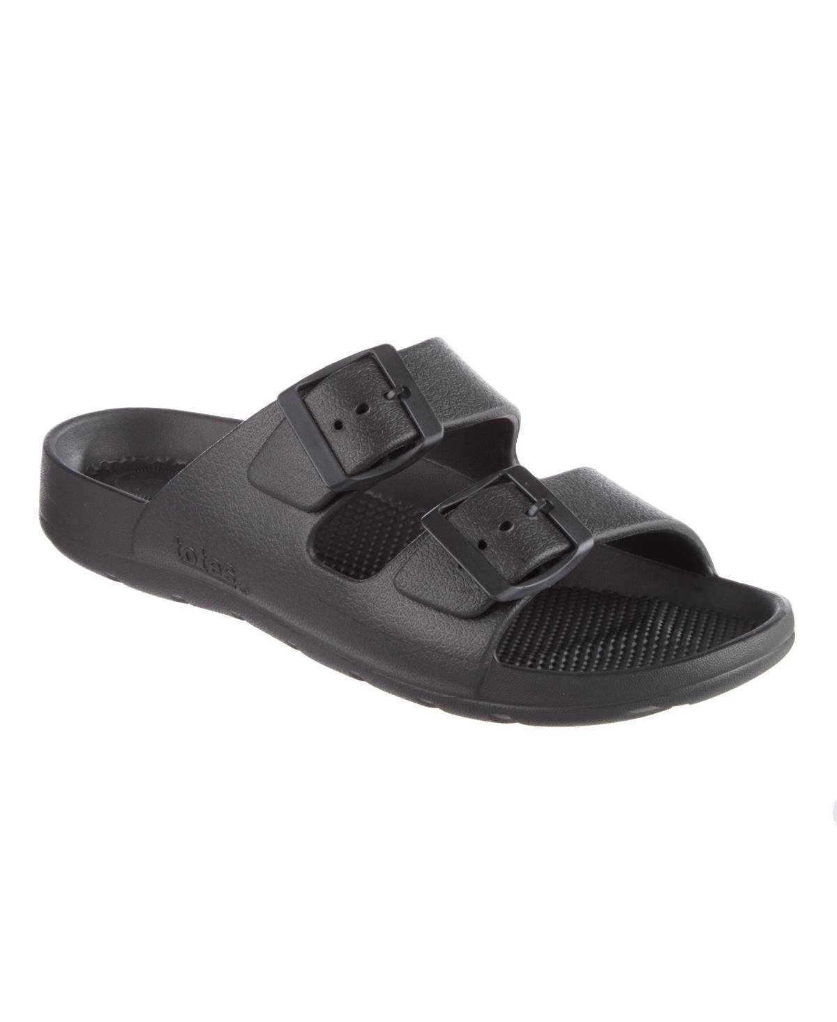 totes Womens Everywear Double Buckle Adjustable Slide Sandals Product Image