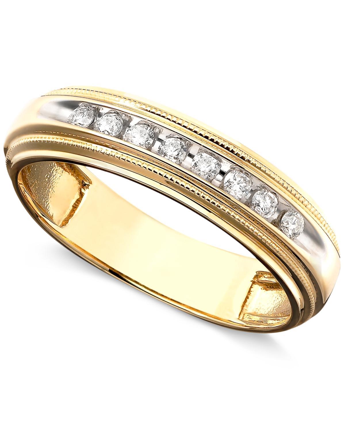 Mens Diamond Ring in Two-Tone 14k Gold ( 1/5 ct. t.w.) Product Image