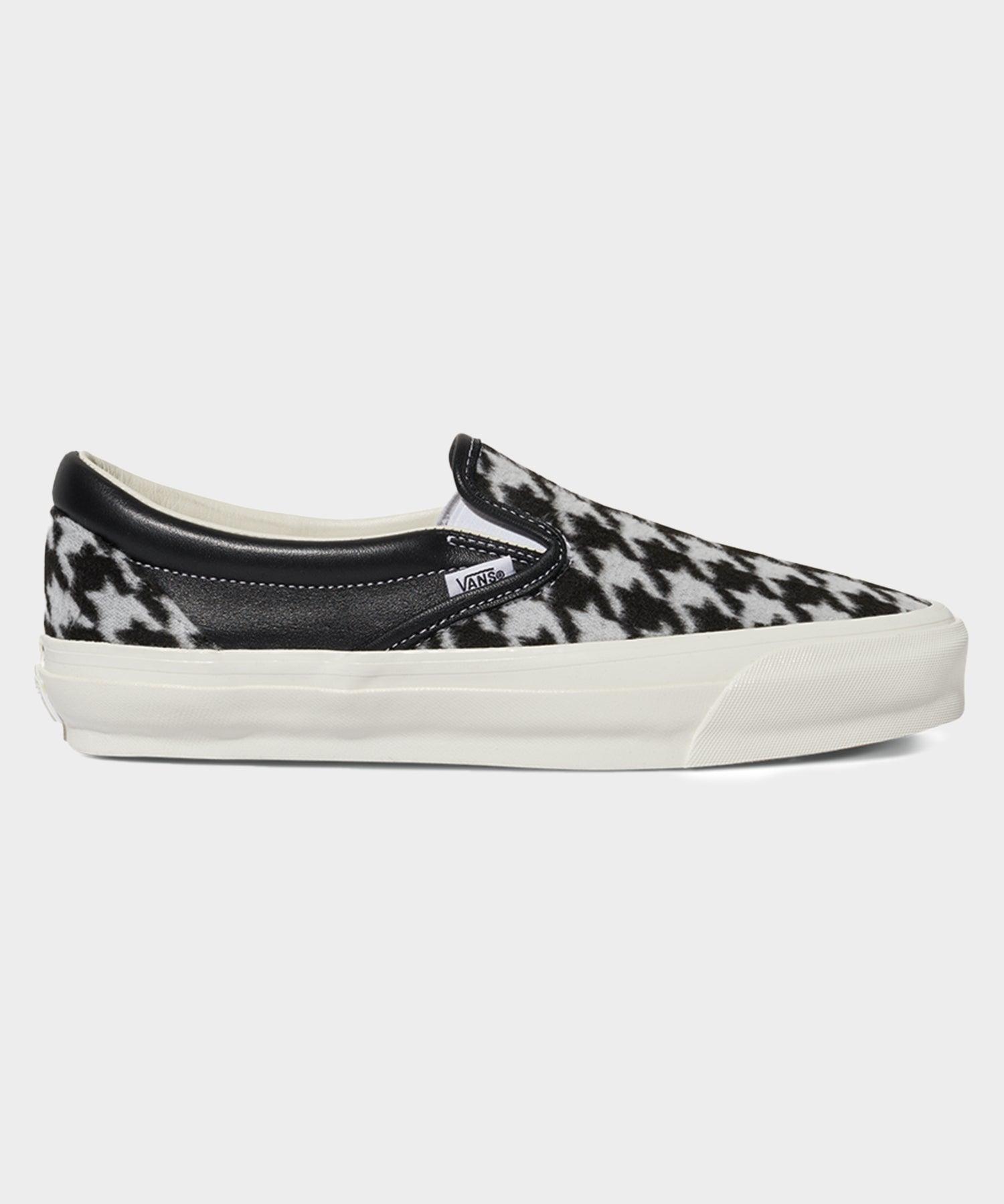 Vans Slip-On Re-issue 98 in Black Houndstooth Product Image