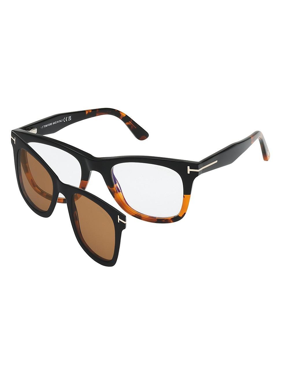 Mens D321 50MM Square Sunglasses Product Image