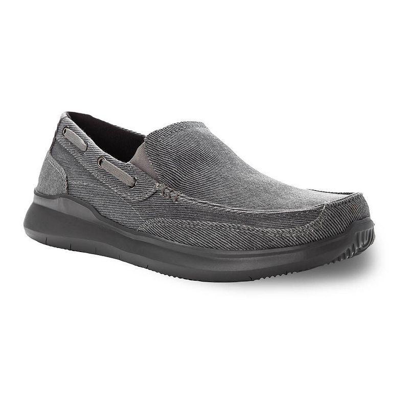 Propet Viasol (Grey) Men's Slip on Shoes Product Image