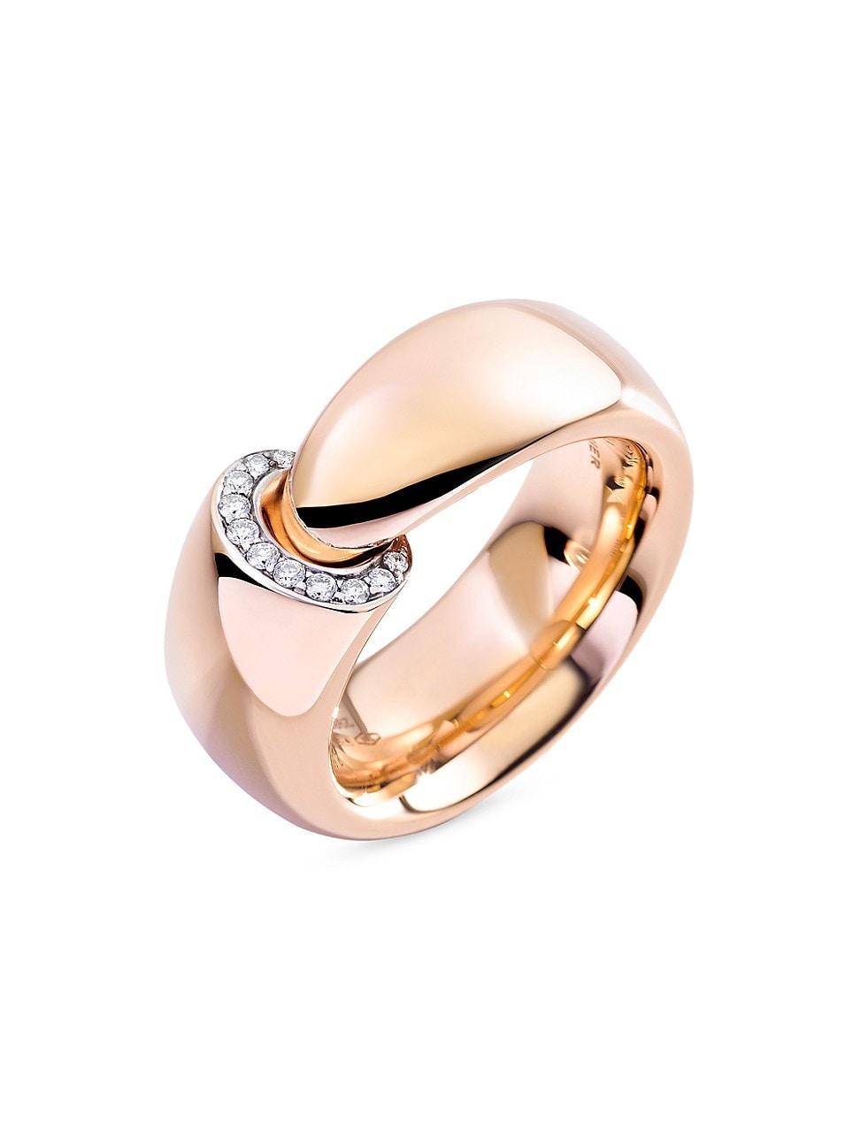 Womens Calla The One 18K Rose Gold & 0.09 TCW Diamond Ring Product Image