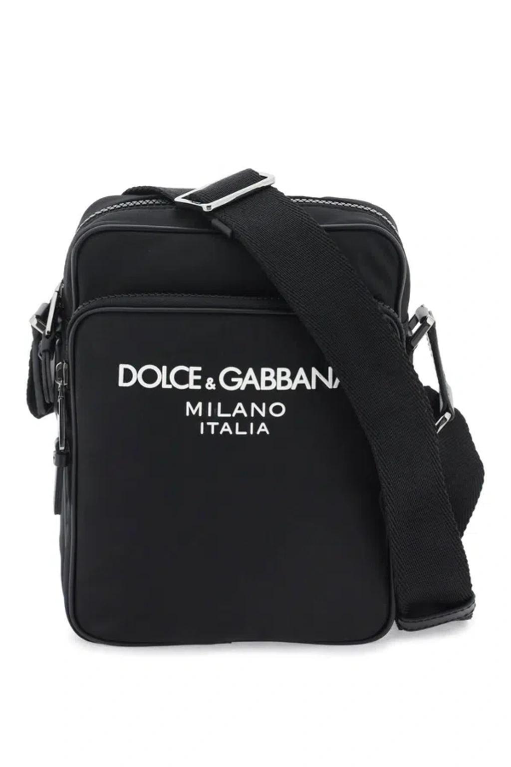 Nylon Crossbody Bag In Black Product Image