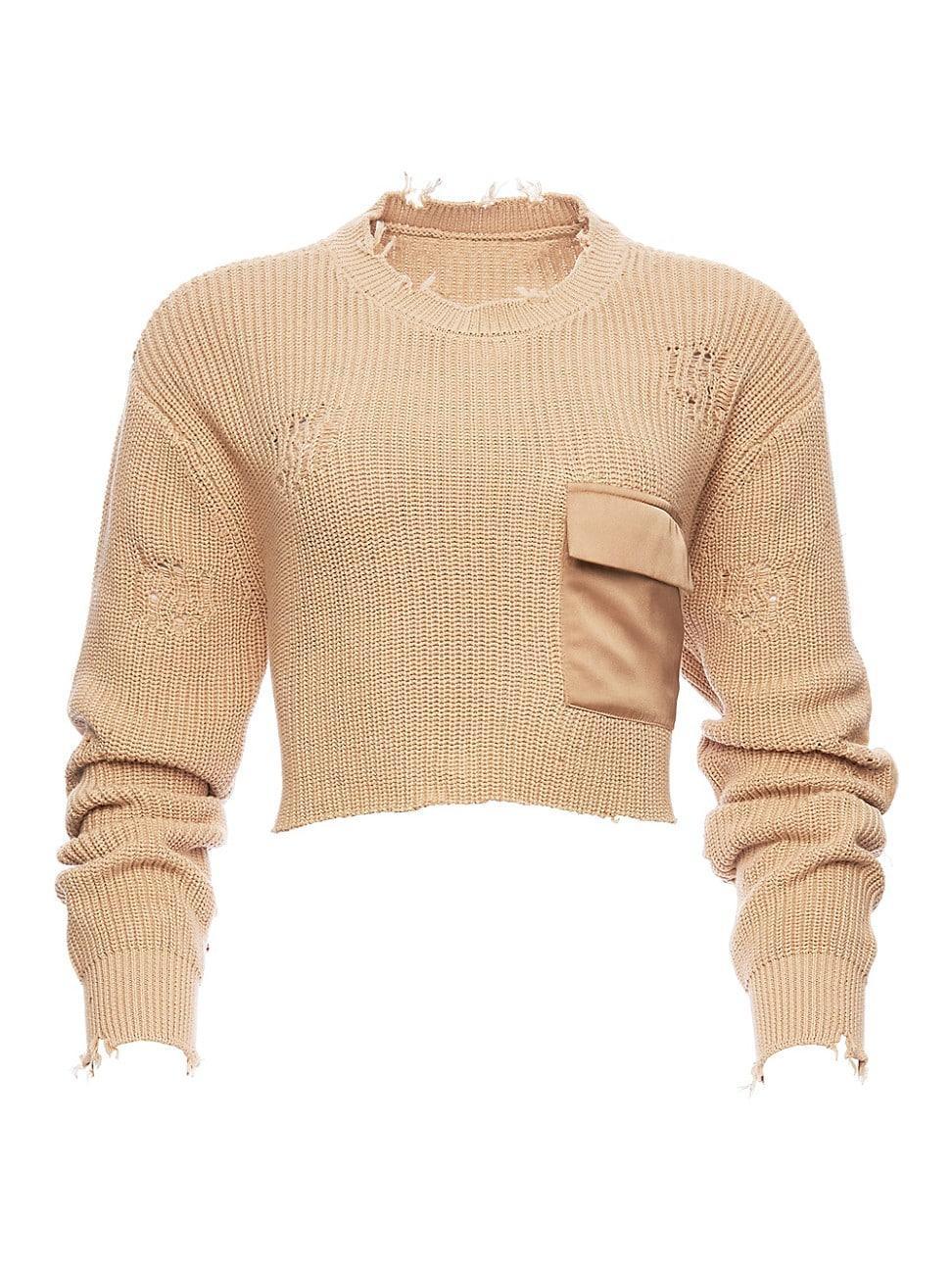 Womens Mid Cropped Devin Sweater Product Image