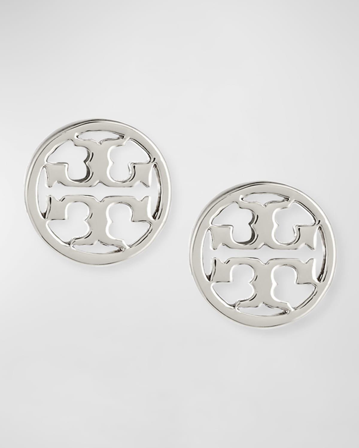 Tory Burch Circle Logo Stud Earrings Product Image