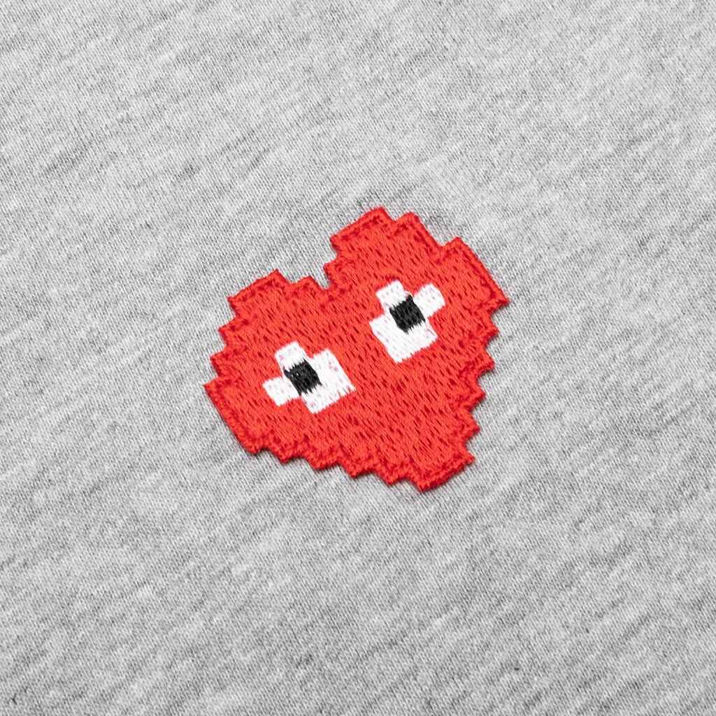 Comme des Garcons PLAY x the Artist Invader T-Shirt - Grey Male Product Image