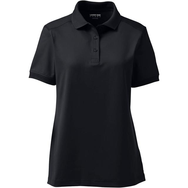 Lands End Womens School Uniform Short Sleeve Rapid Dry Polo Shirt Product Image