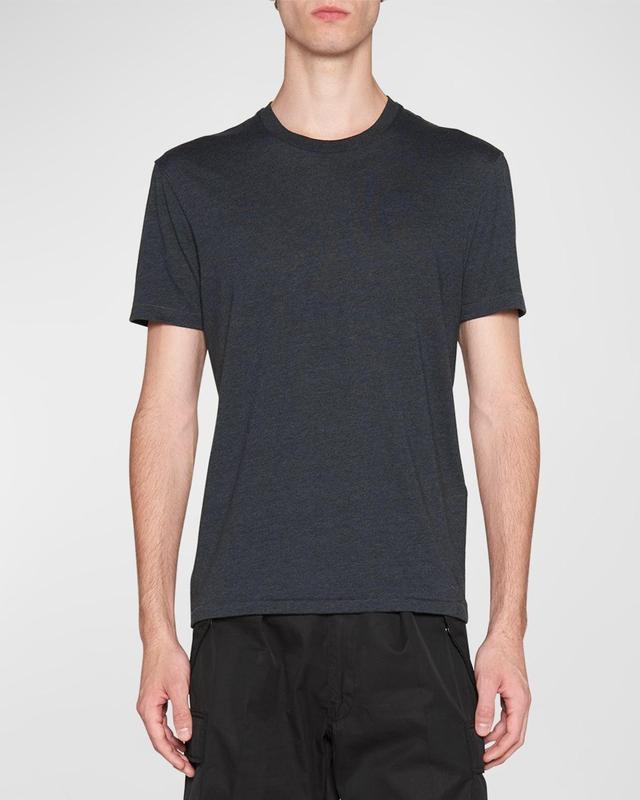 Mens Cotton Crewneck T-Shirt Product Image