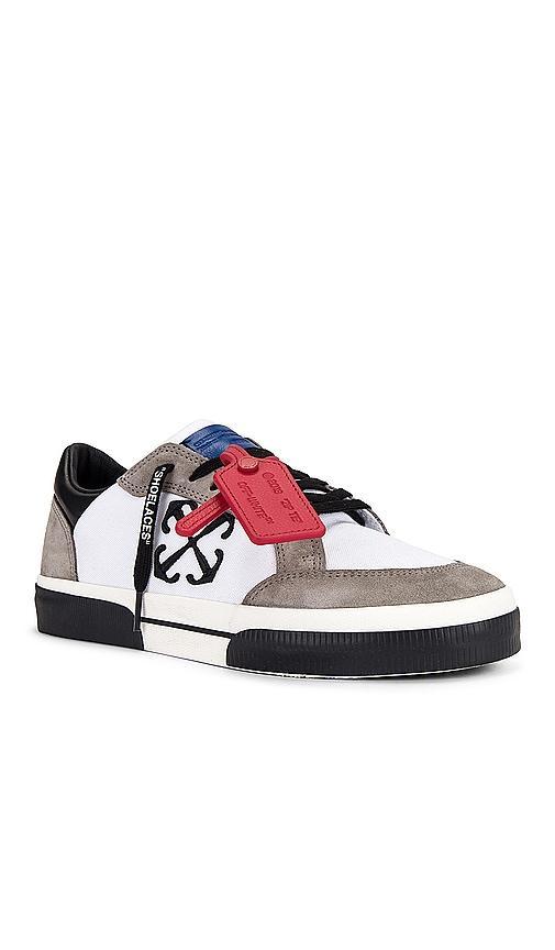 OFF-WHITE New Low Vulcanized Suede in White Product Image