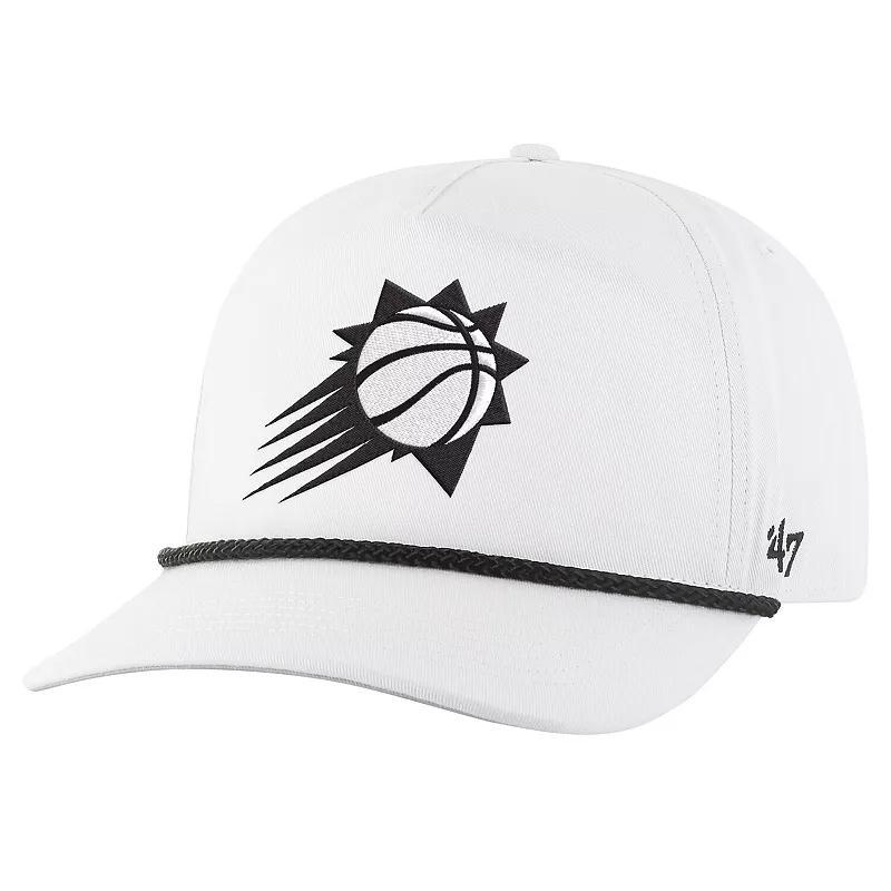 Mens 47 White Phoenix Suns Rope Hitch Adjustable Hat Product Image